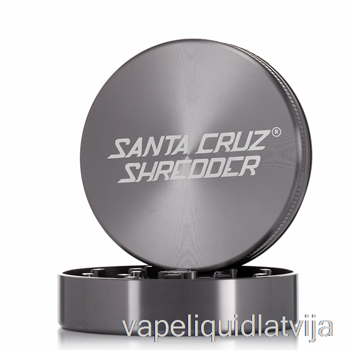 Santa Cruz Smalcinātājs 2,75 Collu Liela 2-daļīga Dzirnaviņas Pelēka (70mm) Vape šķidrums